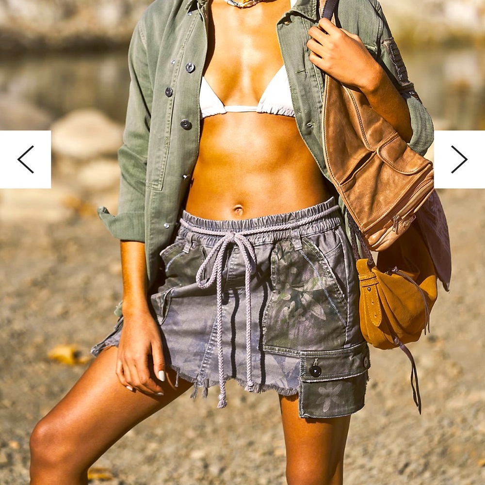 Free People Utility Skirt